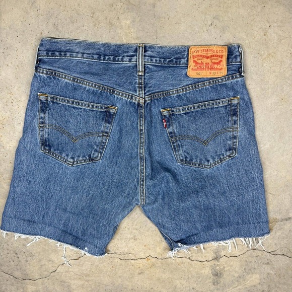 Levi's Blue Jean Shorts for Men - Picture 2 of 10